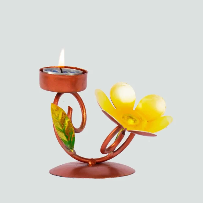 Flower Metal Candle Stand handicraft