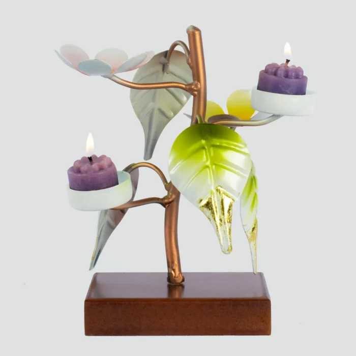 Flower Metal Candle Stand handicraft for diwali decoration