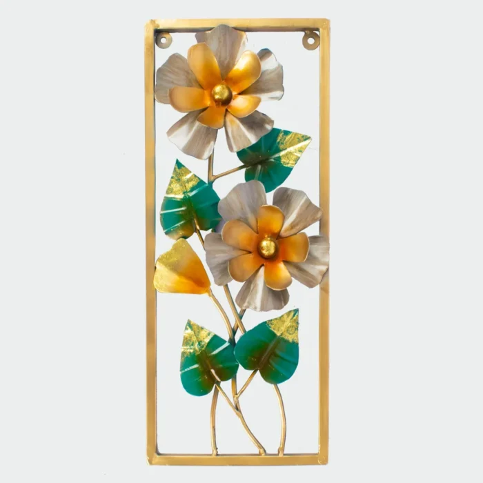 handmade metal flower wall decor