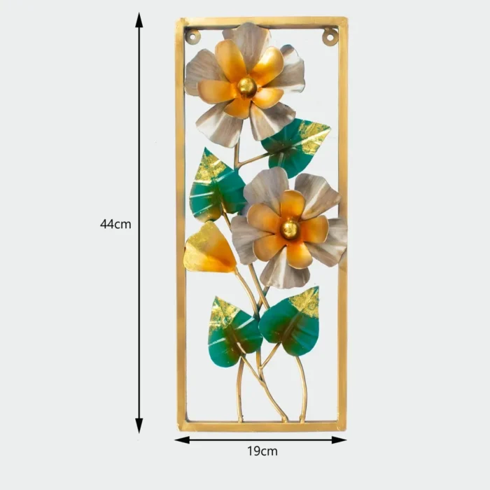 handmade metal flower wall decor