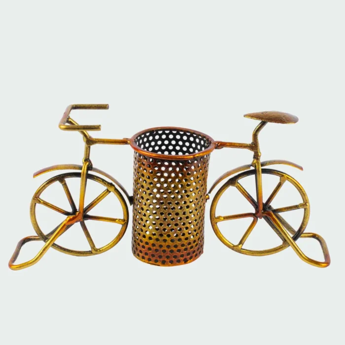 metal handmade bicycle pen holder table decor