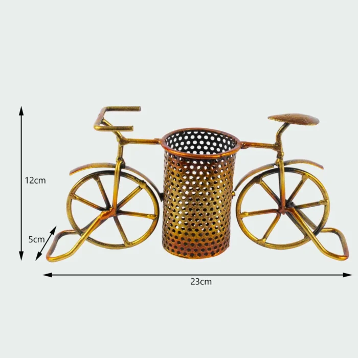 metal handmade bicycle pen holder table decor