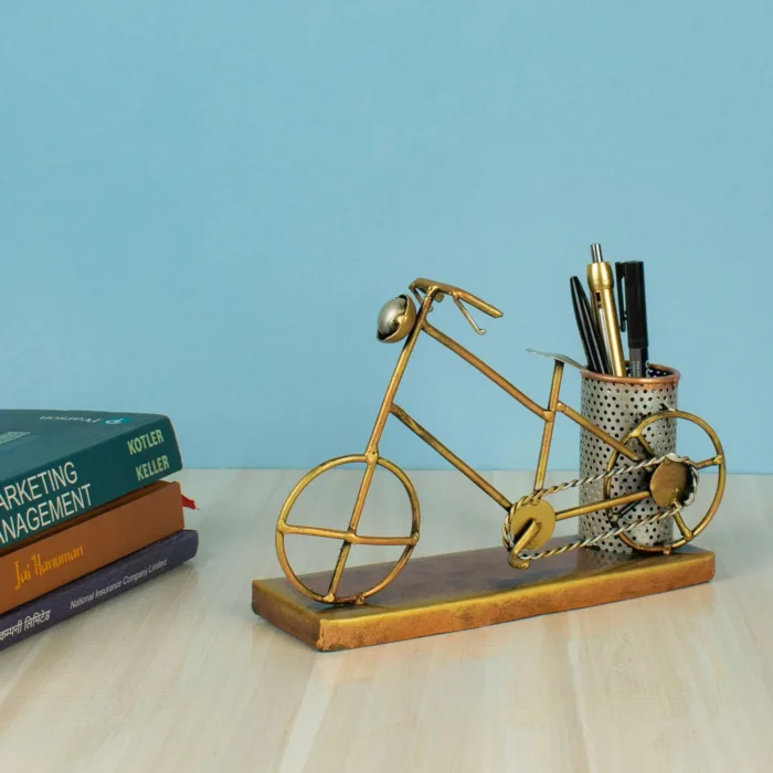 ARK handmade Bicycle Metal Pen Holder