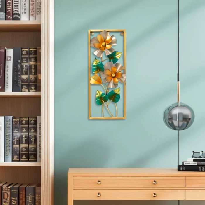 handmade metal flower wall decor
