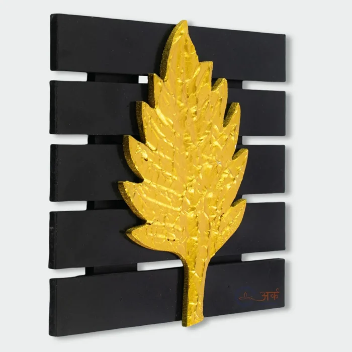 ARK handmade wooden leaf wall frame