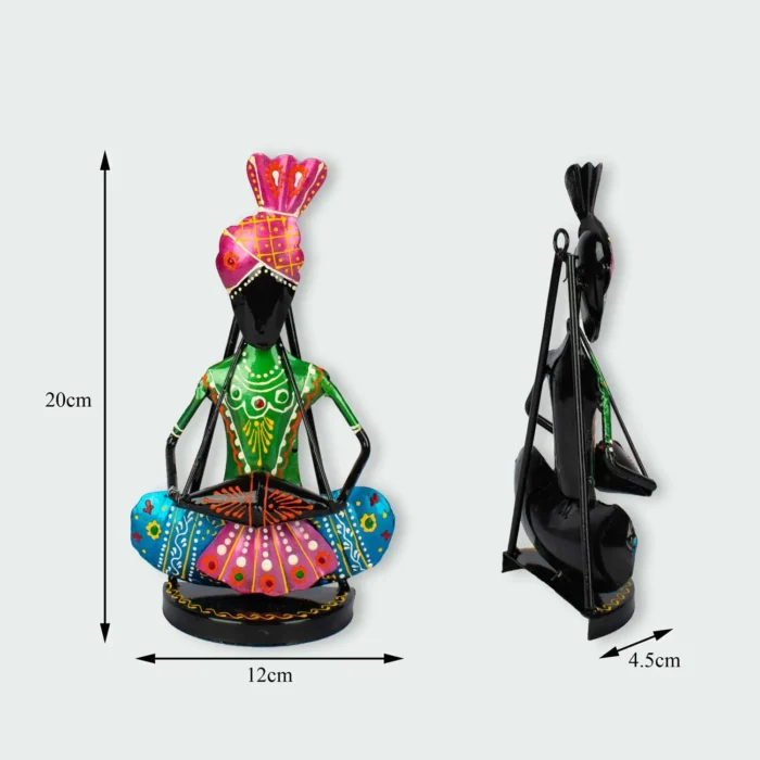 ARK Handcrafted metal wall mounted musician trio set
