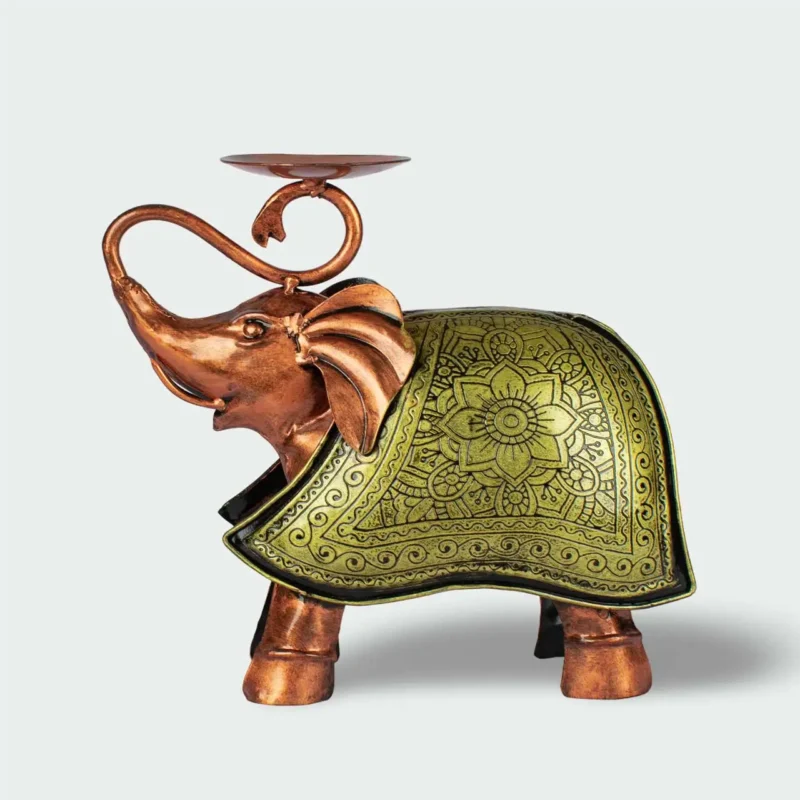 Handcrafted ARK Royal Metal elephant Candle Stand