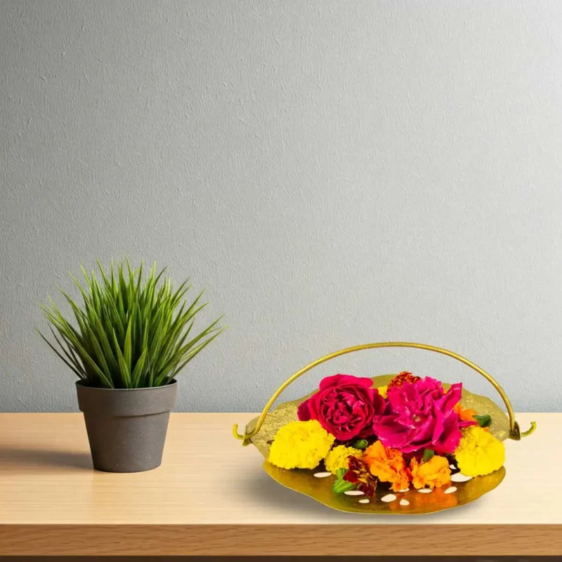ARK Golden Metal Flower basket